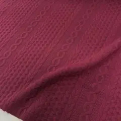 ロービングＪＱニット　ワインレッド　1m