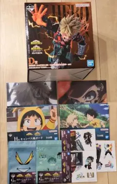 一番くじ ヒロアカ D賞 爆豪勝己 MASTERLISE　キャンパス風ボード