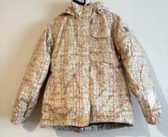 ジュニアスキーウエア 上下140 サイズ調整可能　手袋　３点セット