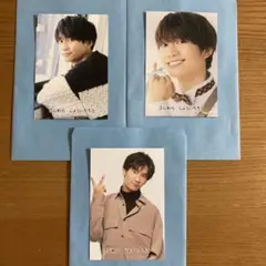 アイドルカード　藤原丈一郎　3枚セット　なにわ男子　トレーディングカード