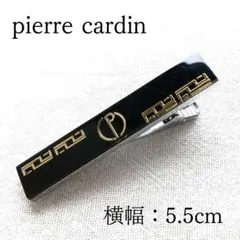 ピエールカルダン ネクタイピン Pロゴ 幾何学模様 ブラック ゴールド【オ094のサムネイル