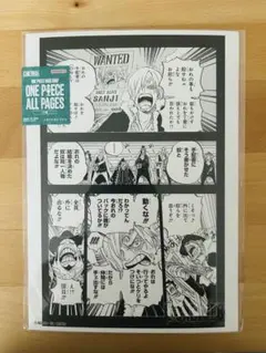 ONE PIECE オールページ　サンジ