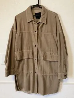 ZARA BASIC コーデュロイシャツ　ベージュ