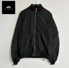 美品　ALPHA MA-1 フライトジャケット ブラック Mサイズ