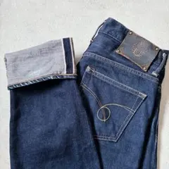 希少 JAPAN BLUE JEANS 児島店限定 セルビッチデニム 赤耳 濃紺のサムネイル