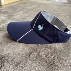 ルコック　ネイビー バイザー サイズ調整可能