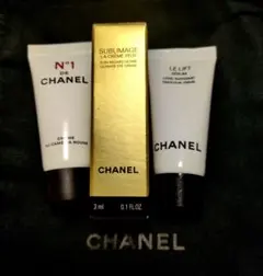 CHANEL サンプルセット（アイクリーム・保湿クリーム）巾着付