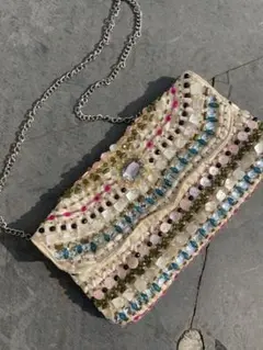 ビンテージビーズバッグ