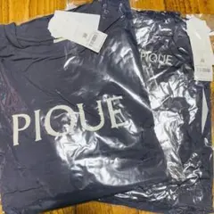 新品未使用ジェラートピケ接触冷感レーヨンロゴTシャツ&ショートパンツ　上下セット