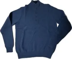 ユニクロ　UNIQLO ネイビー ハイネックニットセーター　丈62㎝