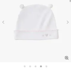 ファミリア 新生児 帽子 赤ちゃん ホワイトピンク ファミちゃん 現行品