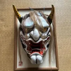 神楽面 石見神楽面 広島神楽面 般若面 美品 - メルカリ