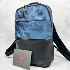 【極美品】TUMI タホ バックパック カモフラ 迷彩柄 ブルー リュック PCのサムネイル