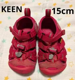 KEEN　キーン　 赤 サンダル 15cm