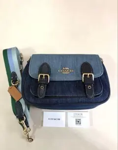 ✨COACH✨ デニム キルティング26 ショルダーバッグCR704 新品 - メルカリ