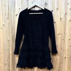 RED VALENTINO ドッキングフレアカーディガン ブラック - メルカリ