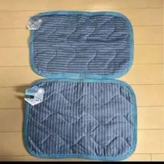 接触冷感 枕パッド 2枚セット ストライプ 枕カバー