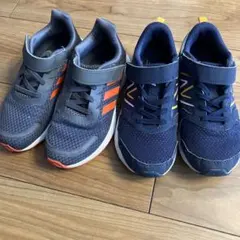 ニューバランス　アディダス　キッズ　スニーカー　19センチ　2足　セット　男の子