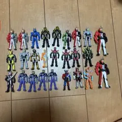仮面ライダー入浴剤フィギア26個