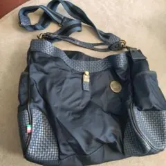 Orobianco ネイビーショルダーバッグ