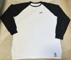 新品SLAMBLE 白X黒　バイカラ— 長袖Tシャツ XXL