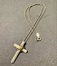 TIFFANY&Co. シグネチャークロスネックレス SV925 K18 750のサムネイル