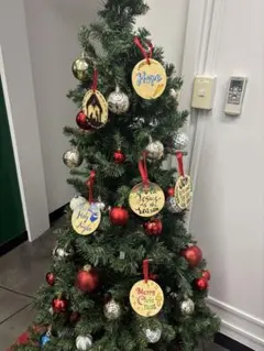 木製クリスマスオーナメント 6個セット