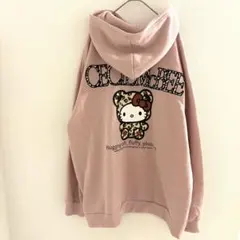 c.y♡様専用サンリオ セシルマクビー コラボ ハローキティ パーカー　ヒョウ柄