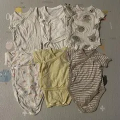 ユニクロ ベビー 肌着 メッシュ 60 まとめ売り 6点セット