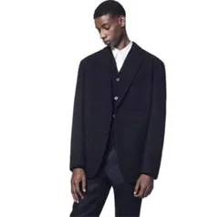 未使用級✨】UNIQLO＋J ウールブレンドオーバーサイズジャケット M