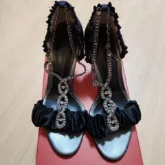 GRACE CONTINENTAL パンプス　サンダル　24.5㎝　結婚式のサムネイル
