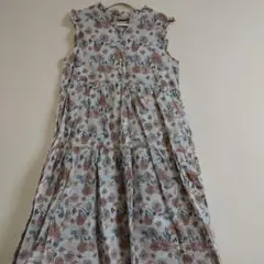 ユニクロ130.140♡ポール＆ジョーコラボ　定番花柄ワンピース　ザラ好き