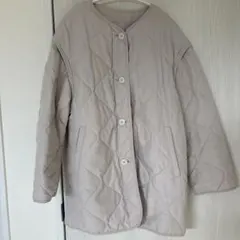 GU キルティングジャケット ベージュ S