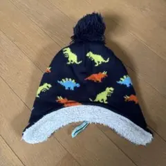 恐竜柄ニット帽　43~50cm