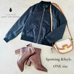 green label relaxing MA-1風ジャケット S〜M相当