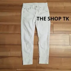 THE SHOP TK スキニーデニム ホワイトのサムネイル