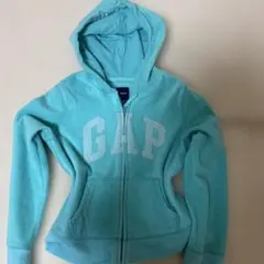 【希少】00s GAP 水色 ジップアップパーカー ミントグリーン