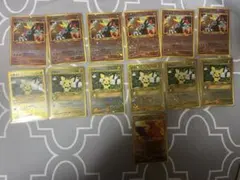 ［大特価］旧裏ポケモンカードプレミアムファイル2リザードン、エンテイ、ピチュー