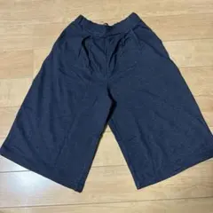 未使用ユニクロUNIQLO ガウチョパンツ ガールズ120-130 デニム