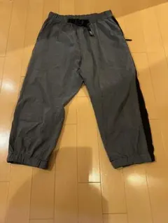 グレー・ブラック サイドストライプ パンツ 150