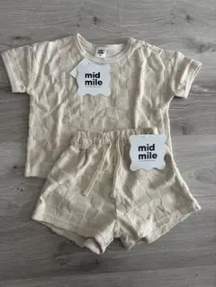 midmile/むくぞーコラボ/セットアップ/上下90サイズのサムネイル
