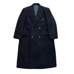 old cashmere wool double chester coat