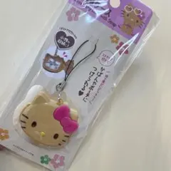 日焼けキティ　ストラップ付小物ケース
