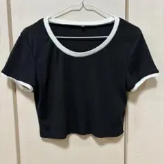 カットソー　ブラック　SHEIN