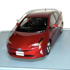 豐田 1/30 非賣品 贈品 豐田 普銳斯 50系 迷你汽車 紅色