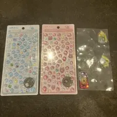 ボンボンドロップシールミニ　しずくちゃん　うるおいちゃん