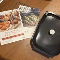 美品　NORITZガスコンロ　マルチグリル専用容器（キャセロール）＆料理本のサムネイル