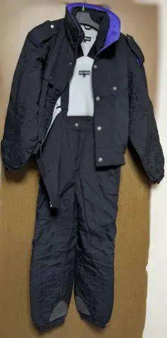 POINTSQUARE スキーウェア Lサイズ 上下手袋セット レトロ