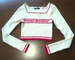 EMODA 長袖クロップドニット Fサイズ