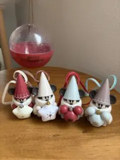 ディズニー　クリスマスカプセルトイ 4体セット　リルリンリン